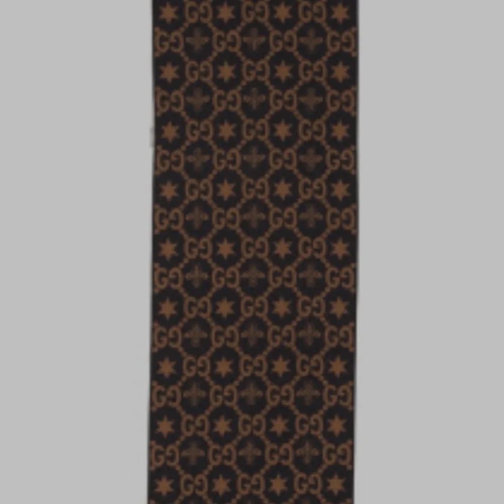 Gucci unisex Bees and stars GG jacquard scarf - Picture 4 of 10